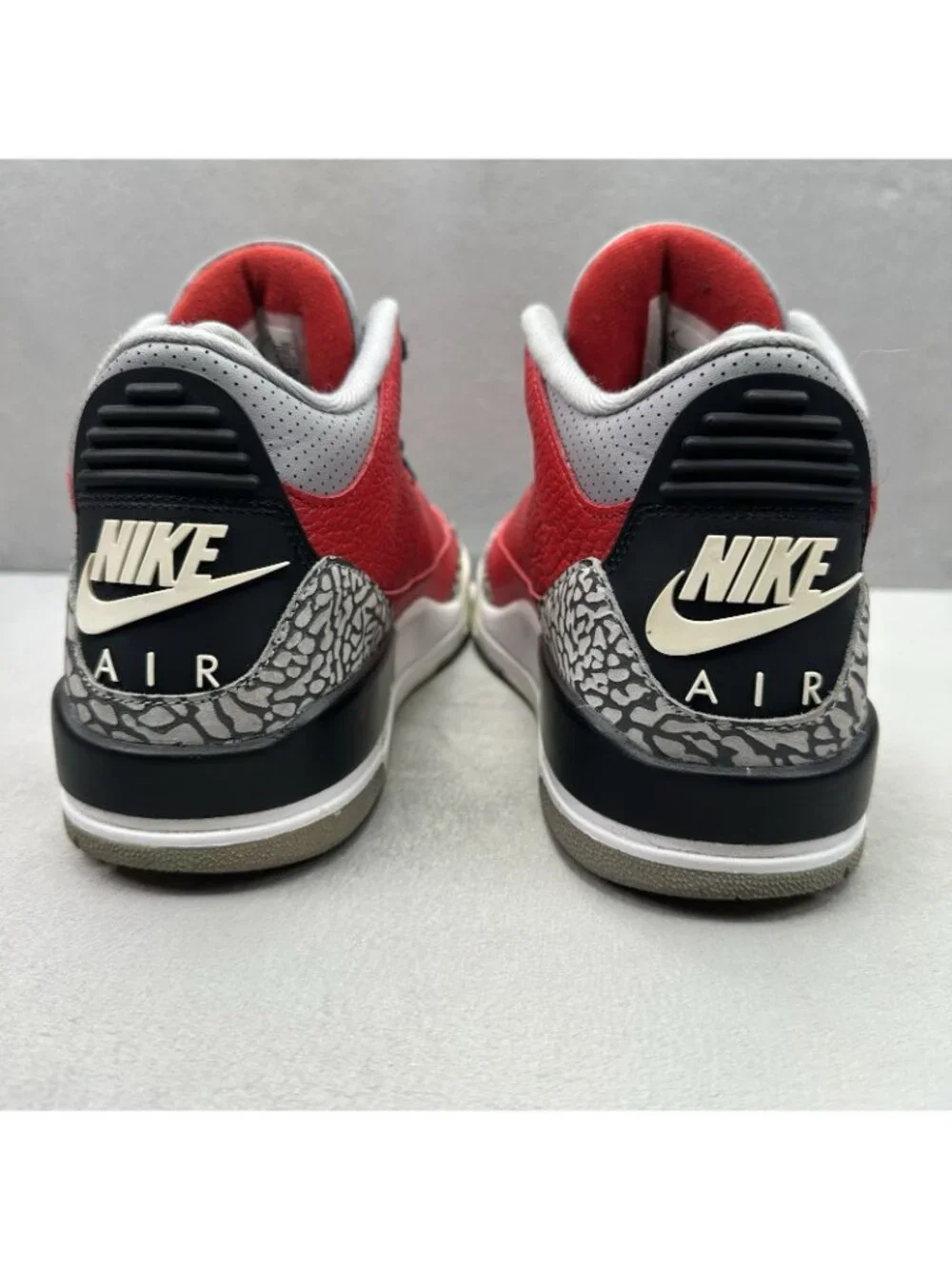 Mens 7 / Womens 8.5 Jordan 3 Retro SE Mid Unite Shoes Fire Red Elephant Sneakers